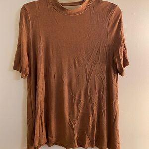 American Eagle Outfitters Short Sleeve Top with Open Back